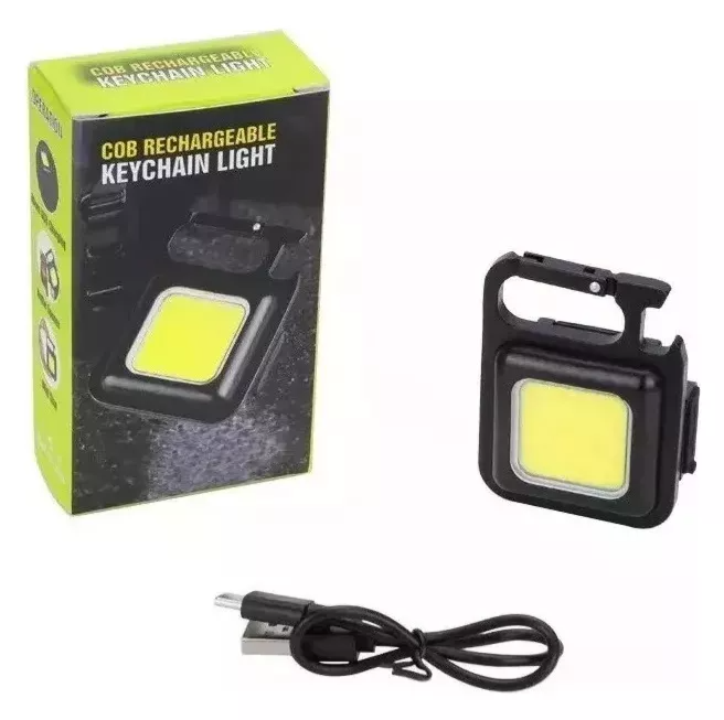 Linterna Led Recargable Llavero Imán